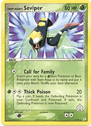 EX Aqua vs Magma - Seviper