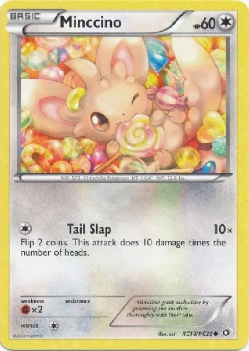 Minccino RC18/RC2 - Pokemon Legendary Treasures Radiant Common Card