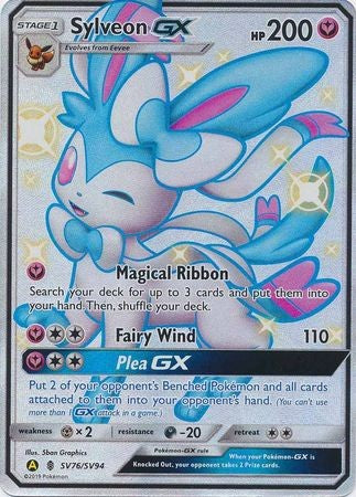 Sylveon GX - SV76/SV94 - Shiny Ultra Rare Sun & Moon: Hidden Fates Singles
