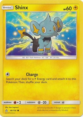 Shinx 46/156 Common - Pokemon Ultra Prism PokeOrder.com Shinx 46/156 Common - Pokemon Ultra Prism PokeOrder.com