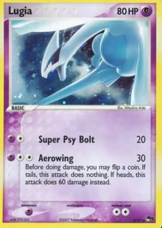 Pokemon POP Series 5 Promo Card Lugia 2/17 Holo Rare