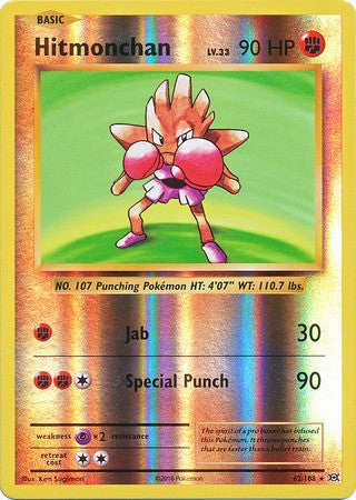 Hitmonchan 62/108 - Reverse Pokemon XY Evolutions Single Card