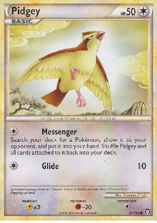Pokemon Card HS Triumphant Pidgey Common 71/102 PokeOrder.com Pokemon Card HS Triumphant Pidgey Common 71/102 PokeOrder.com