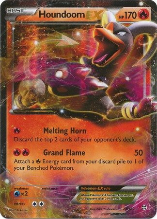 Houndoom EX 21/162 Ultra Rare - Pokemon XY Break Through Card