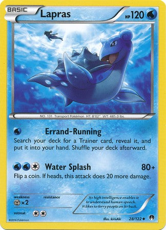 Lapras 28/122 Uncommon - Pokemon XY Breakpoint Card PokeOrder.com Lapras 28/122 Uncommon - Pokemon XY Breakpoint Card PokeOrder.com