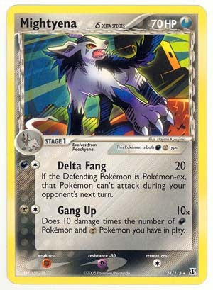 Pokemon EX Delta Species- Mightyena