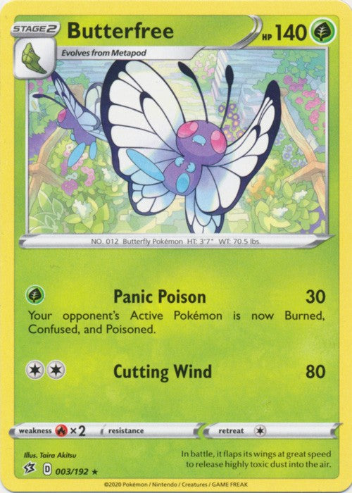 Butterfree - 003/192 Pokemon » SWSH Rebel Clash Rare