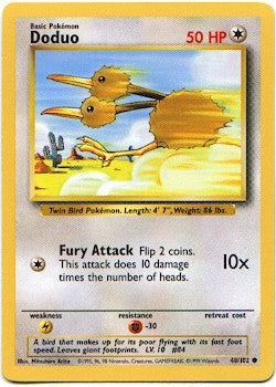 Pokemon Basic Common Card - Doduo 48/102