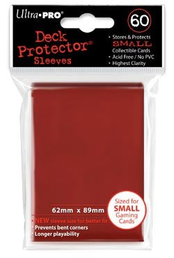 Ultra Pro Small Sized Sleeves - Red (60 Card Sleeves) PokeOrder.com Ultra Pro Small Sized Sleeves - Red (60 Card Sleeves) PokeOrder.com