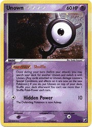 Pokemon ex Unseen Forces - Unown Y