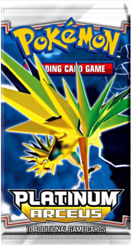 Pokemon Platinum Arceus Booster Pack