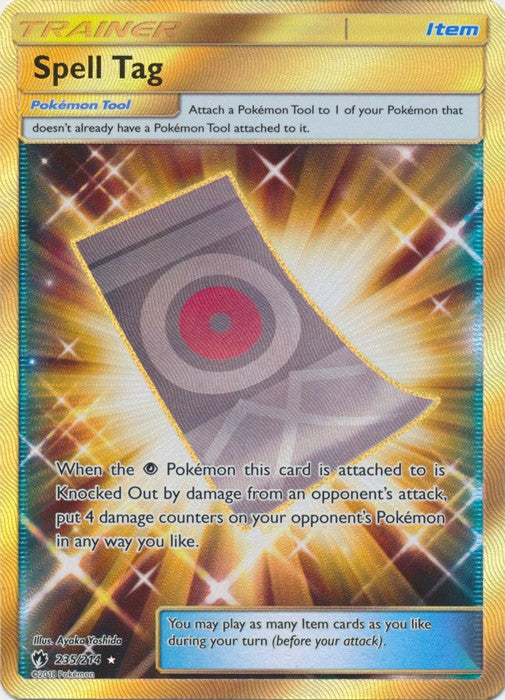 Spell Tag - 235/214 -Sun & Moon: Lost Thunder Secret Rare