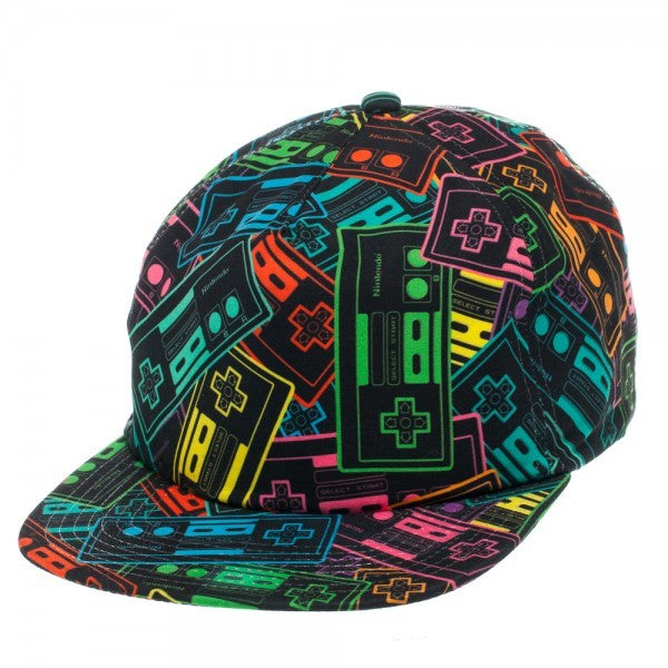 Nintendo Controller All Over Print Adjustable Cap