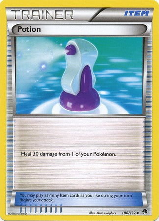Potion 106/122 Uncommon - Pokemon XY Breakpoint Card