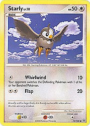 Pokemon Diamond and Pearl Majestic Dawn- Starly(Common)