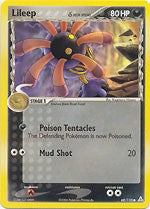 lileep pokemon card - 68/110 - Common - Reverse Holo - Singles EX Sets EX Holon Phantoms Violet Stellar Crown Illustration Rare #145 PSA Authenticated 10 Card Pokemon TCG - SV7 -