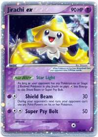 Pokemon EX Crystal Guardians Ultra Rare Card - Jirachi ex 94/100