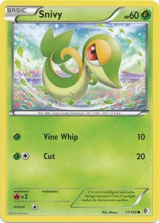 Snivy 11/149 - Pokemon Boundaries Crossed Common Card