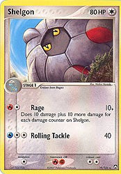 Pokemon EX Power Keepers Uncommon Card - Shelgon 39/108