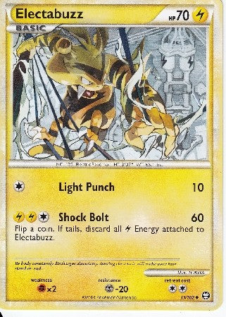Pokemon Card HS Triumphant Electabuzz Uncommon 33/102 Pokemon Card HS Triumphant Electabuzz Uncommon 33/102