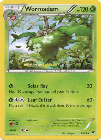 Wormadam 3/124 Uncommon - Pokemon XY Fates Collide Card