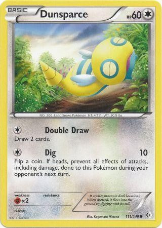 Dunsparce 111/149 - Pokemon Boundaries Crossed Common Card