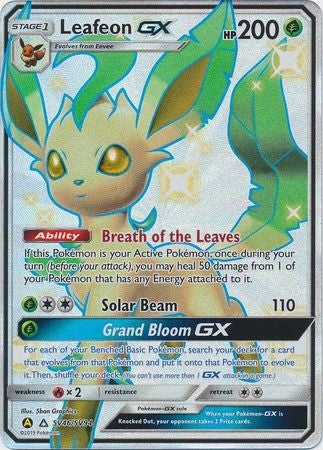 Leafeon GX - SV46/SV94 - Shiny Ultra Rare Sun & Moon: Hidden Fates Singles