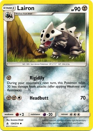 Lairon - 124/214 - Uncommon Sun & Moon: Unbroken Bonds