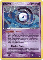 Pokemon ex Unseen Forces - Unown D