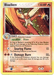 Pokemon EX Emerald Holo Rare Card - Blaziken 1/106