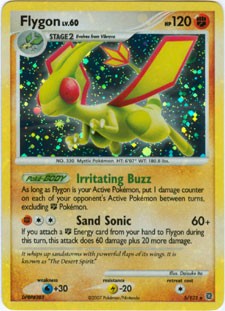 Pokemon Secret Wonders Holo Rare Card - Flygon 5/132