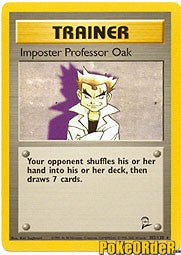 Imposter Professor Oak (102/130) [Base Set 2] Lightly Played