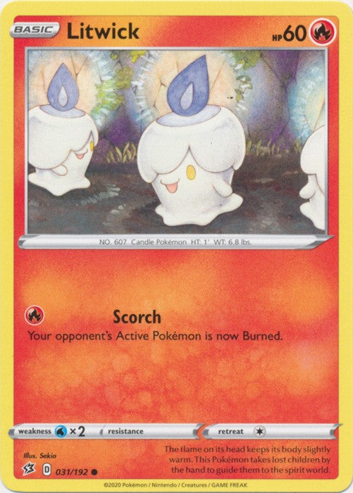 Litwick (031/192) [Sword & Shield: Rebel Clash] Damaged