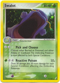 Pokemon EX Crystal Guardians - Swalot (Holofoil)