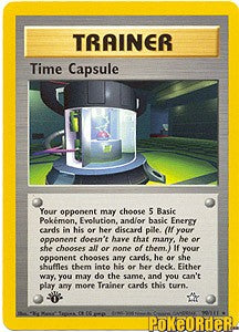 Pokemon Single Card NEO GENESIS (Unlimited) - 090/111 : Time Capsule Pokemon Single Card NEO GENESIS (Unlimited) - 090/111 : Time Capsule