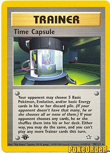 Neo Genesis Rare Trainer - Time Capsul