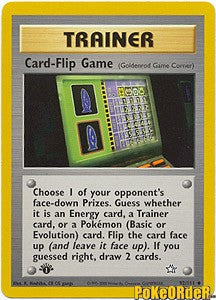 Pokemon Neo Genesis Trainer - Card-Flip Game