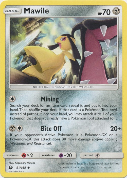 Mawile 91/168 Uncommon - Celestial Storm SM7 Pokemon Card