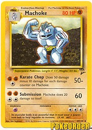 Pokemon Base Set 2 Uncommon Card - Machoke 49/130