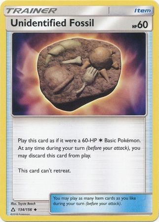 Unidentified Fossil 134/156 Uncommon - Pokemon Ultra Prism