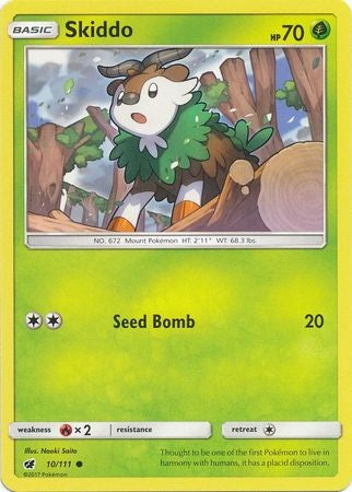 Skiddo 10/111 Common - Pokemon Crimson Invasion Card