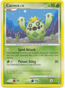 Pokemon Diamond & Pearl Great Encounters - Cacnea (Common) Card