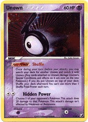 Pokemon ex Unseen Forces - Unown T