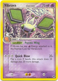 Pokemon EX Dragon Frontiers - Vibrava Card