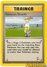 Pokemon Breeder - Reverse Holofoil Legendary Collection