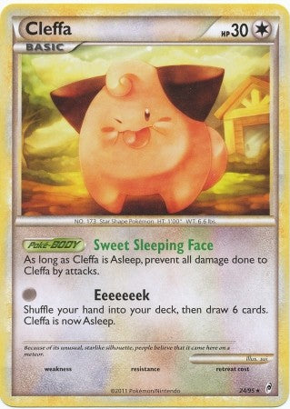 Pokemon Call Of Legends Cleffa 24/95 Rare Card