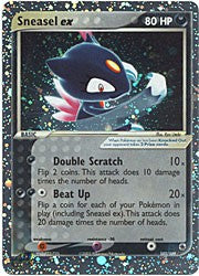 Pokemon EX Ruby & Sapphire Ultra Rare Card - Sneasel ex 103/109