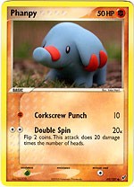 Pokemon EX Deoxys Common Card - Phanpy 69/107