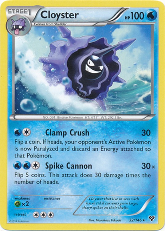 Cloyster 32/146 - Pokemon XY Rare Card