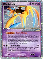 Pokemon EX Deoxys Ultra Rare Card - Deoxys ex 98/107